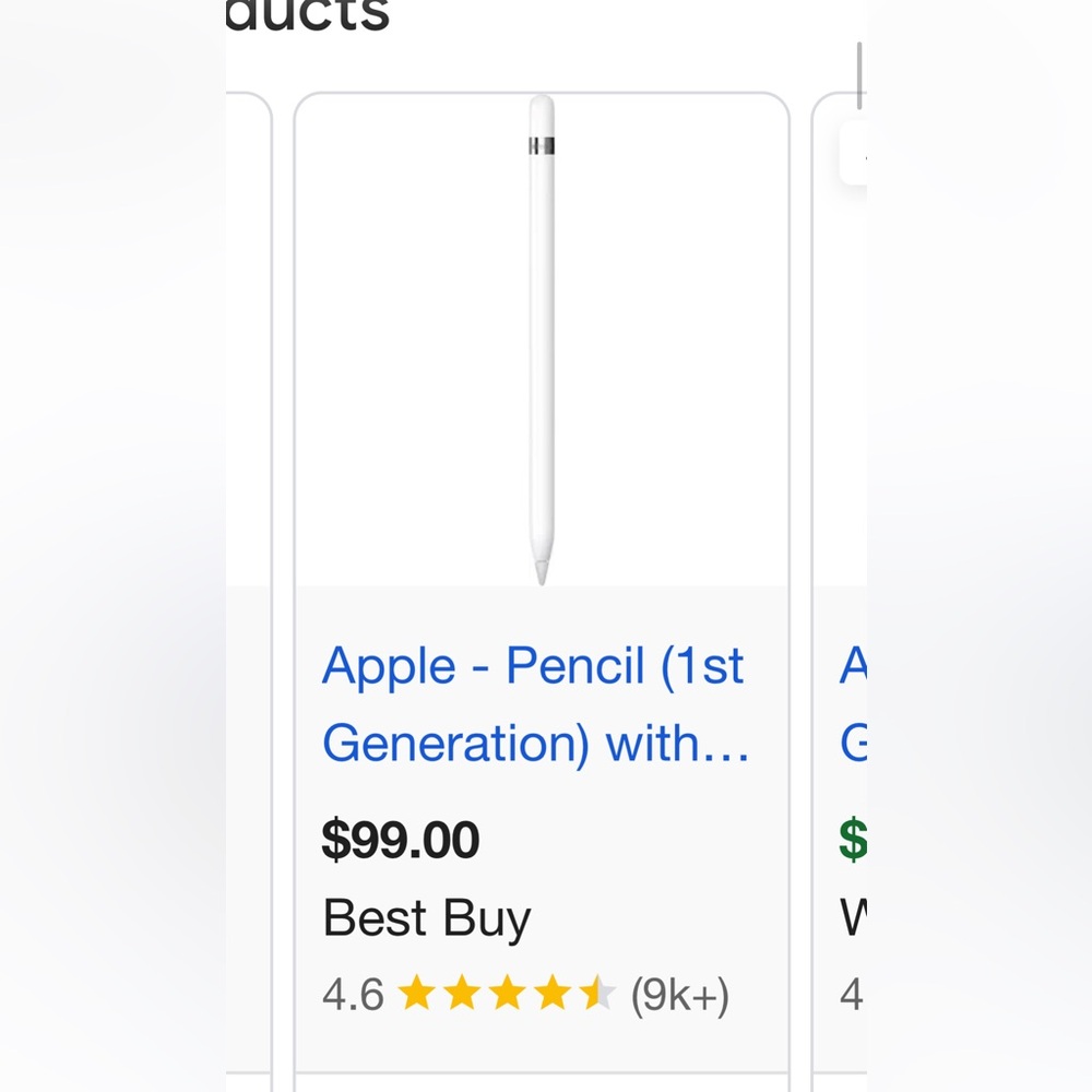 Apple pen 1st generation